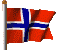 the Norwegian flag